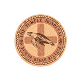 Coaster- Custom Cork Coaster Turtle Hospital Logo