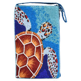 Cross Body Purse- Deep Blue Hawksbill