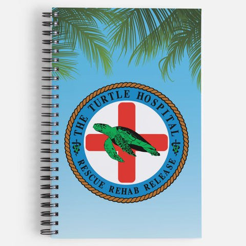 Turtle Hospital Logo Notebook with Palms