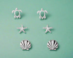 Earrings-Turtle Star Trio-8108719