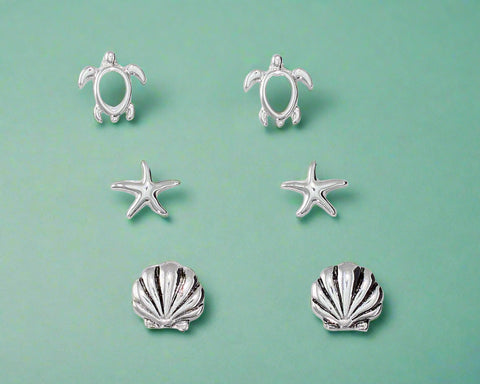 Earrings-Turtle Star Trio-8108719