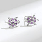 Earrings-Purple/Blue Sparkle