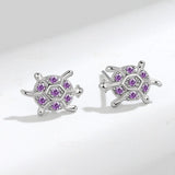 Earrings-Purple/Blue Sparkle