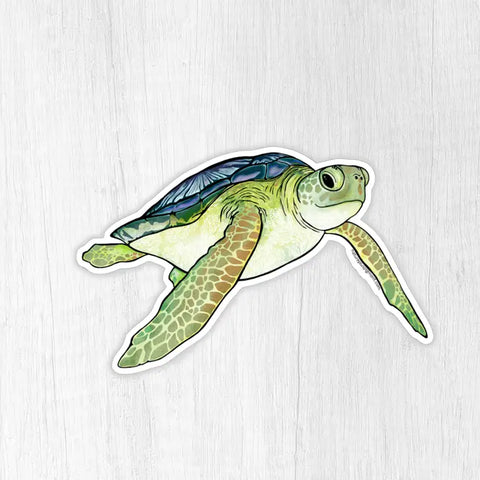 Green Sea Turtle Sticker