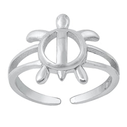 Toe Ring- SS Turtle Toe Ring