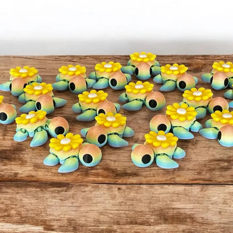 Fidget- 3D Daisy Yellow