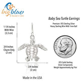 Sea Turtle Drop Earrings