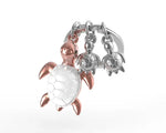 Key Chain- Metal Sea Turtle Trio