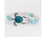 Bracelet-Teal Turtle