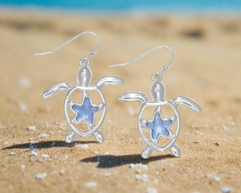 Earrings- Periwinkle Stars