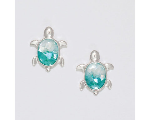 Earrings-Shell Flakes Stud