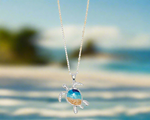 Necklace- Shoreline Turtle