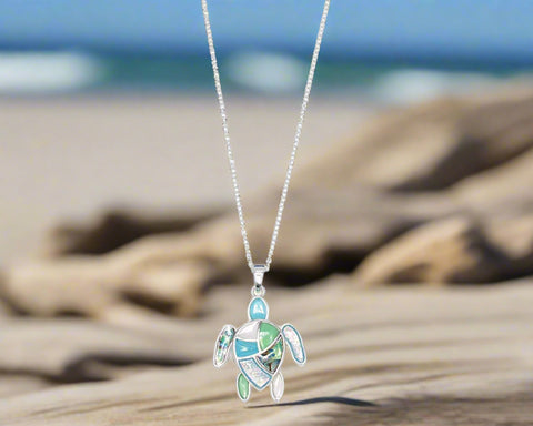 Necklace- Geo with Abalone