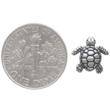 Earrings- Recycled Silver Baby Sea Turtle Studs
