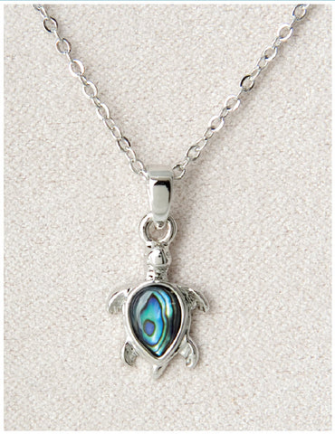 Necklace- Small Abalone Sea Turtle