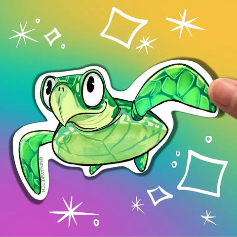 Sticker- Shaka Sea Turtle