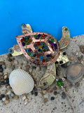 Rainbow Sea Turtle Ornament