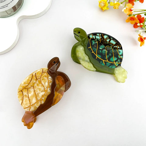 Hair Claw- Medium Sea Turtle