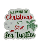 Sticker- All I want for Christmas ...