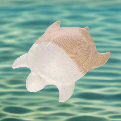 Figurine- Almond Ceramic Sea Turtle