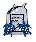 Earrings- BA3 Blue Cayo Hueso Turtle