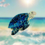 Hair Claw- Blue Turtle