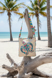 Crossbody Bag- Boho Stripes Turtle