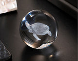 Paperweight- Crystal Ball Sea Turtle