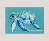 Postcard- Go With The Flow