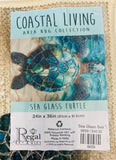 Rug- Sea Glass Sea Turtle