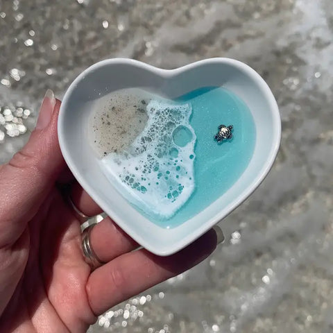 Trinket Dish-Ocean Heart