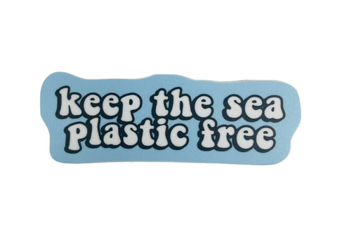 Sticker-Plastic Free