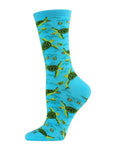 Socks- Memoi Blue Crew