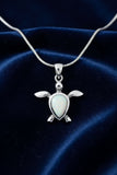 Necklace- Sterling Silver White Tortuga