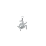 Necklace- Sterling Silver Starbright Sea Turtle