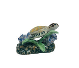 Figurine- Mini Turtle on Coral