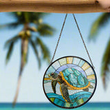 Sun Catcher- Seaside Turtle