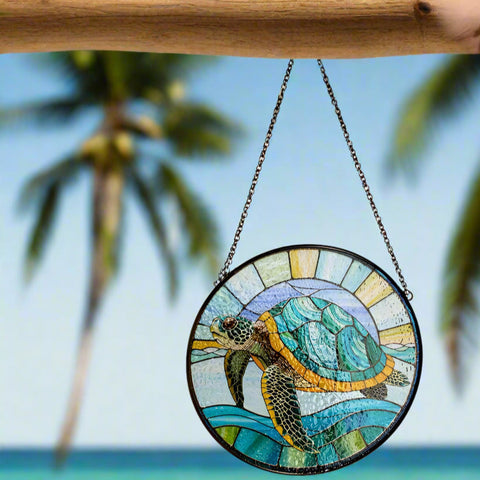 Sun Catcher- Seaside Turtle