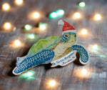 Magnet- Santa Turtle