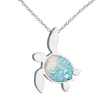 Ocean & Earth Turtle Necklace