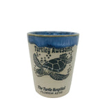 Shot Glass- Ceramic Drip Turtle