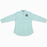 Shirt- Ladies Seafoam UPF Button Up