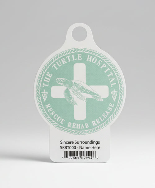 Tth Sticker Sticker- Seafoam TTH Logo – The Turtle Hospital