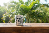 Mug- B&W Turtles & Shells 20oz