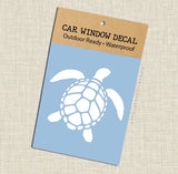 Sticker- White Sea Turtle Decal