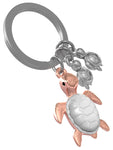 Key Chain- Metal Sea Turtle Trio