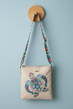 Crossbody Bag- Boho Stripes Turtle
