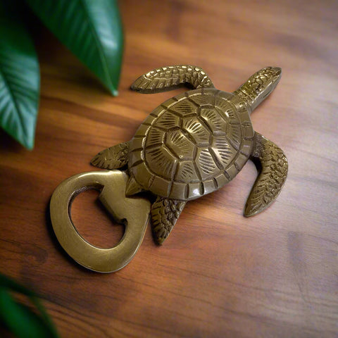 Bottle Opener- Brass Sea Turtle