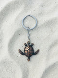 Keychain- BA3 Metal Bronze Sea Turtle