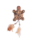 Cat Toy- Moo Feather Turtle